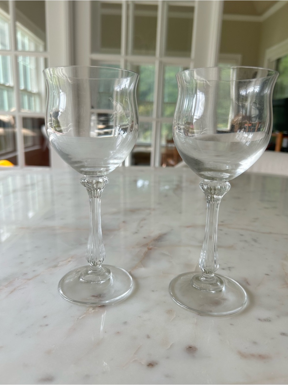 Mikasa crystal wine glass